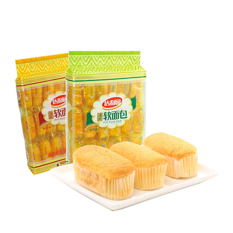 达利园法式软面包香奶味360g软面包香橙味360g