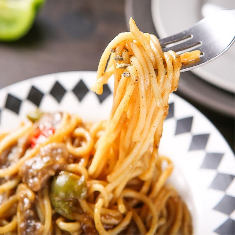 苏宁生鲜潮香村意大利黑椒牛柳面280g