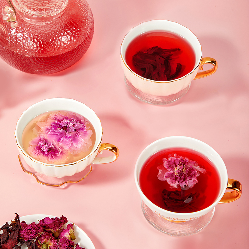 忆江南 悦颜花茶礼盒 190g高清大图