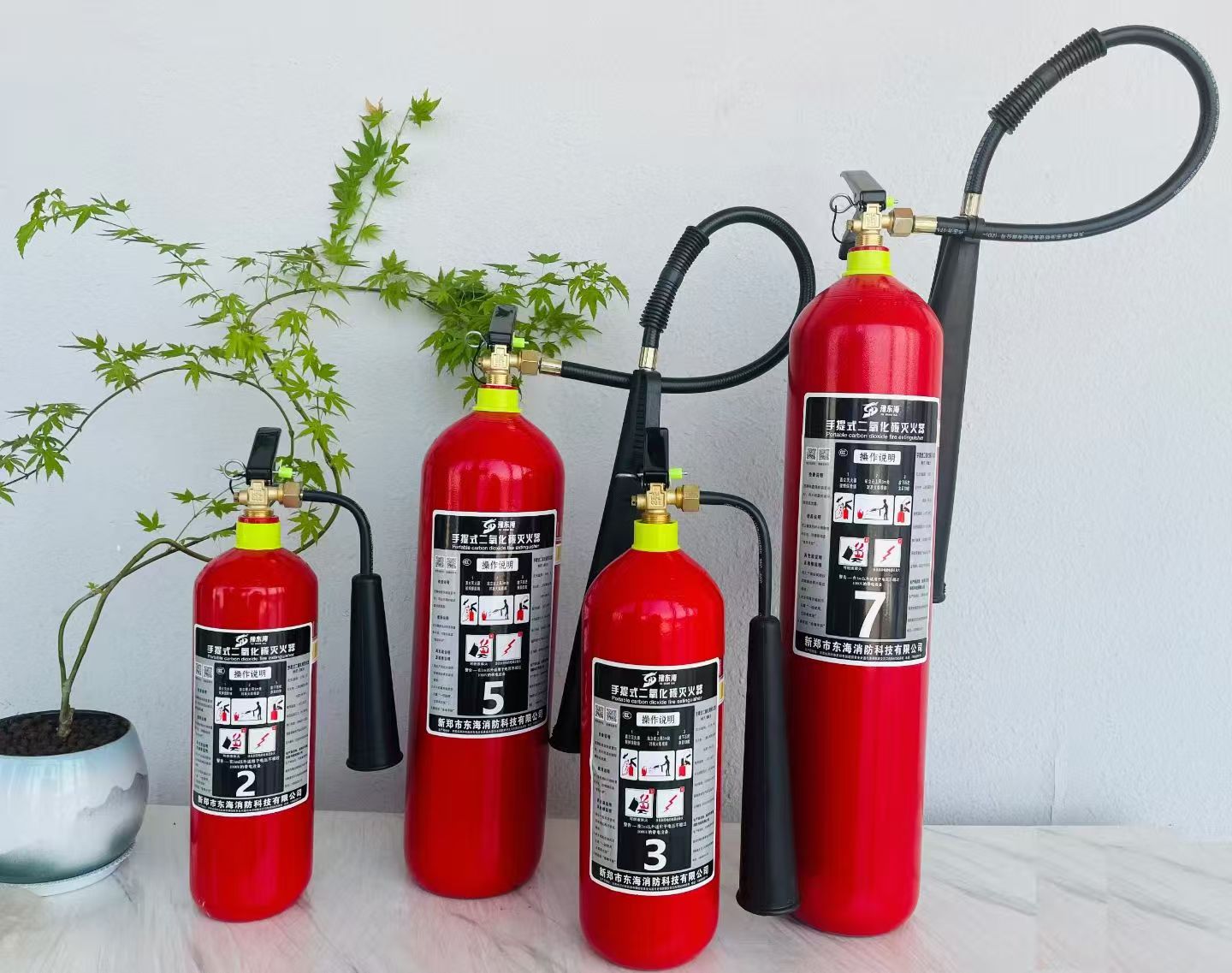 豫东海 3KG手提式二氧化碳灭火器 MT/BE3 具高清大图