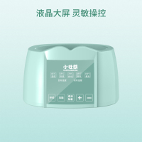 小壮熊,XIAOZHUANGXIONG恒温调奶器 婴儿恒温水壶 宝宝多功能玻璃烧水壶800普通绿