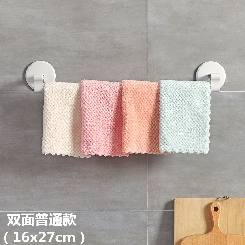 家用洗碗抹布吸水不掉毛去油洗碗布厨房用品家务清洁百洁布洗碗巾 [10条装]双面普通款