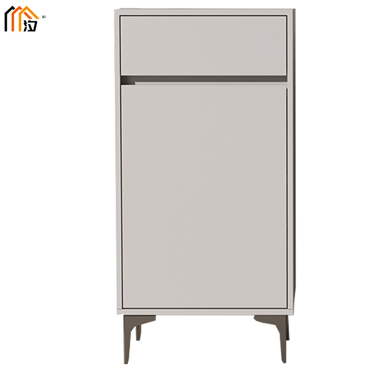 汐 木质鞋柜 卡其灰 个高清大图