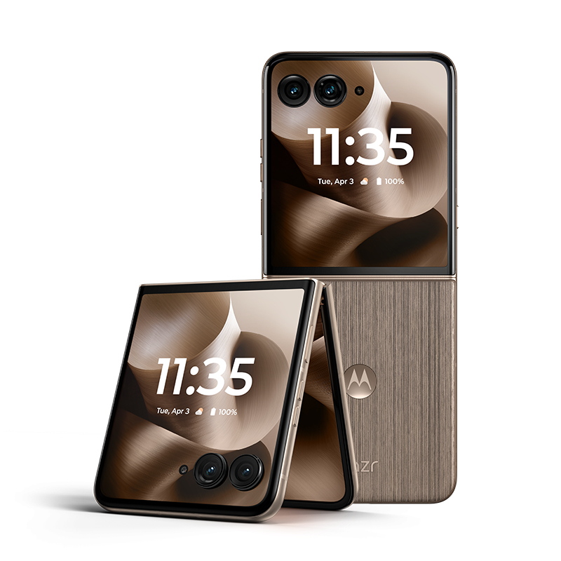 摩托罗拉 联想moto razr 60 Ultra AI元启版 4英寸大外屏 第六代折叠屏手机5000万超广角 湿手触控16GB+1TB 流金椴木