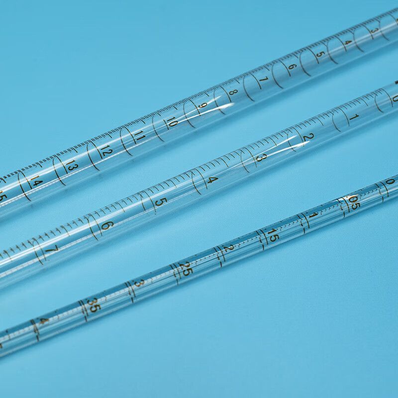 冰禹AB40231玻璃刻度吸管滴管长吸管具环标吸管刻度吸量管移液管5ML(非A级)