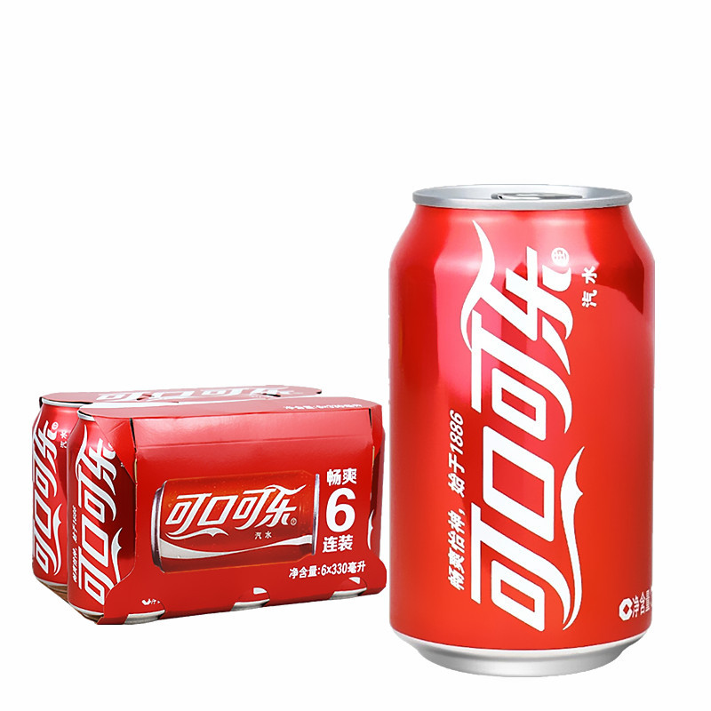 可口可乐罐装330m*12听碳酸饮料汽水夏季饮料高清大图