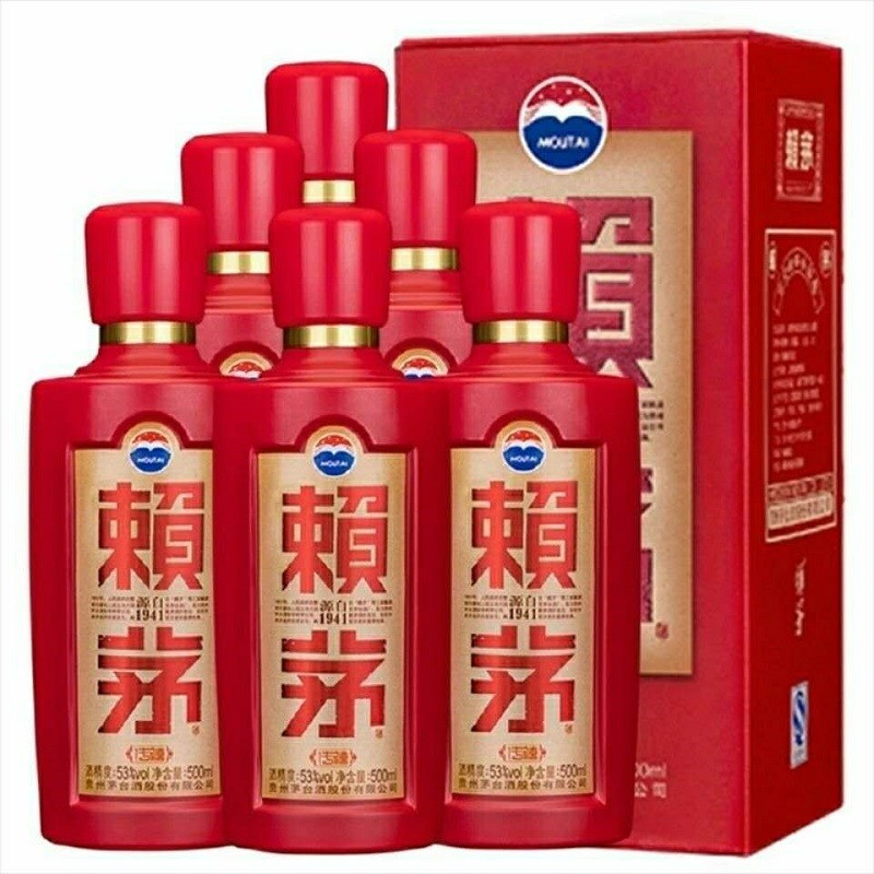 赖茅 传禧 53度 酱香型白酒 500ml*6瓶 整箱装