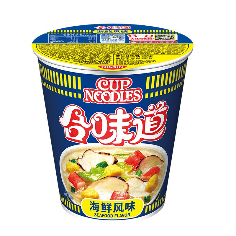 日清合味道海鲜杯面 84g