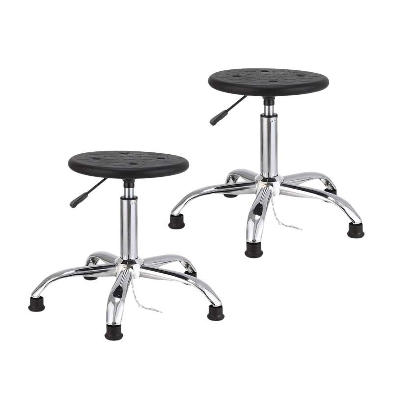 先围 防静电凳 五星脚垫升降44-62cm 个高清大图