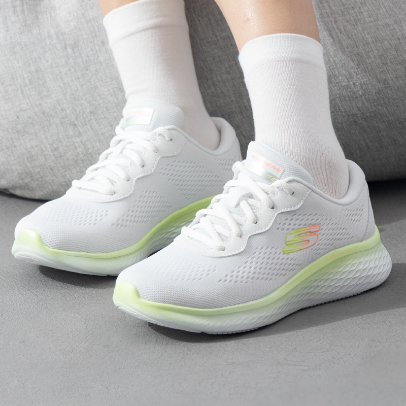 skechers斯凯奇女鞋新款轻便休闲鞋网眼透气运动鞋健步鞋150010wlmzp