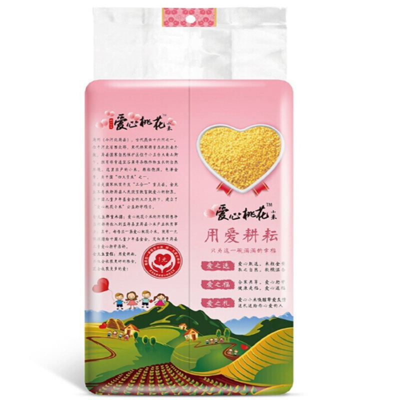 金龙鱼 爱心桃花 小米 400g高清大图