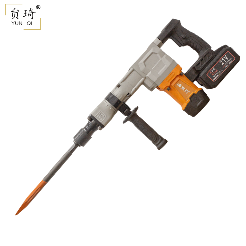 贠琦工业级无刷锂电大功率充电式电镐高清大图