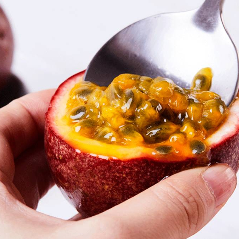 鲜贝达生鲜 云南昆明紫色百香果特大果2斤 净重14个左右 新鲜西番莲鸡蛋果产地直发高清大图