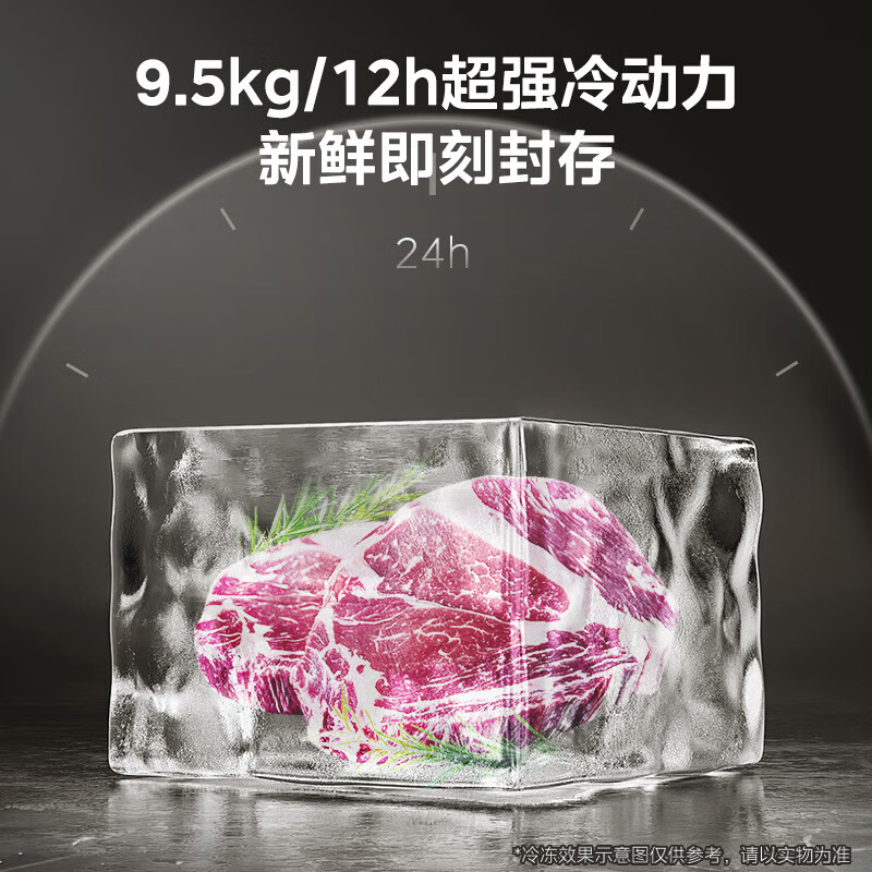 美的(Midea)606升双开门超大容量家用冰箱风冷无霜一级能效双变频节能大冷冻室双PT净味BCD-606WKPM(E)高清大图
