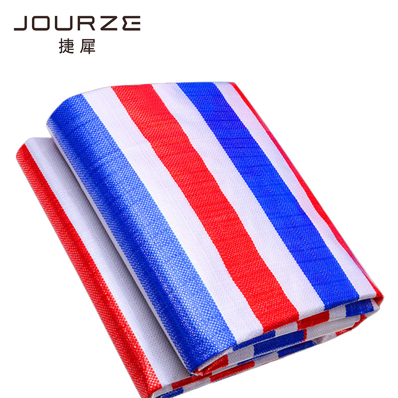 捷犀 彩条布 60g/平方米高清大图