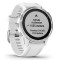 佳明(GARMIN)Fenix6S不锈钢银色表圈白色硅胶表带GPS户外智能手表血氧跑步越野GPS导航腕表普通版