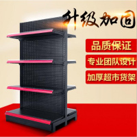 便利店超市货架单面双面文具店货架药店货架背孔洞洞板货架挂钩 900*415*1750单面副架
