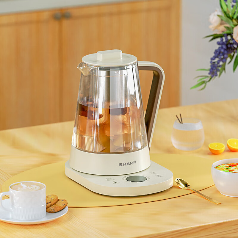 夏普液体加热器(养生壶) KP-WT15L-W 白色 1.5L高清大图
