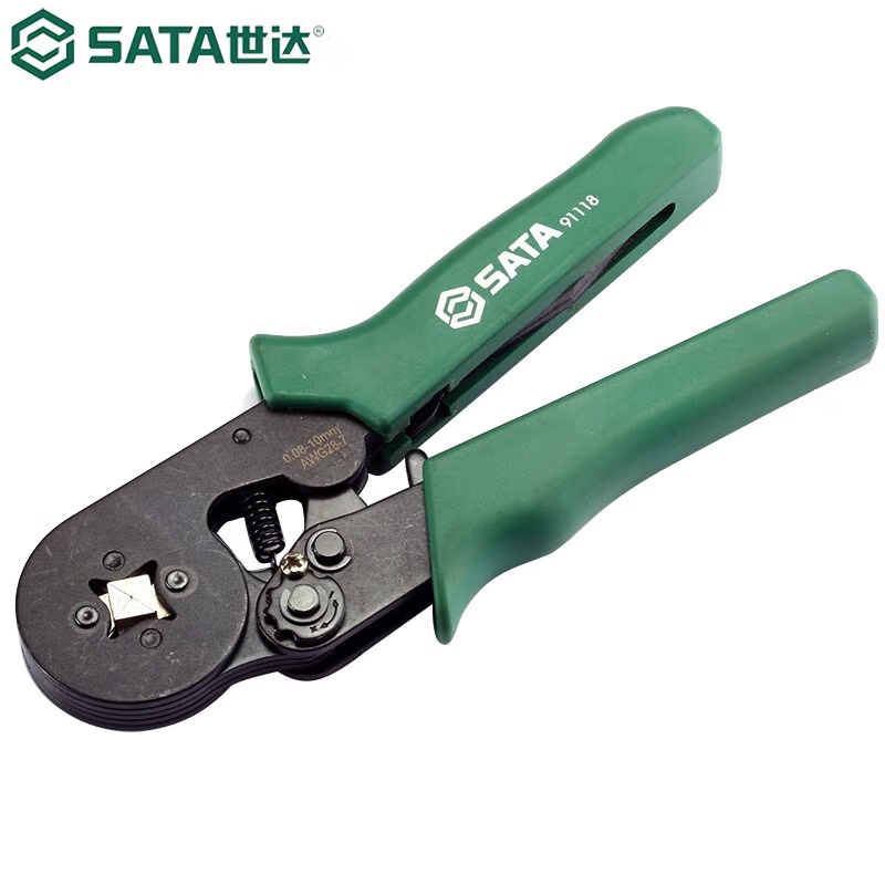 世达(SATA)自调式压线钳 91118-7寸(0.08-10mm²)高清大图