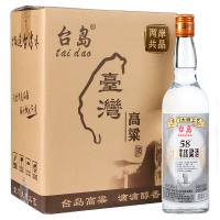 台岛台湾高粱酒金门浓香高度白酒58度600ml*6瓶