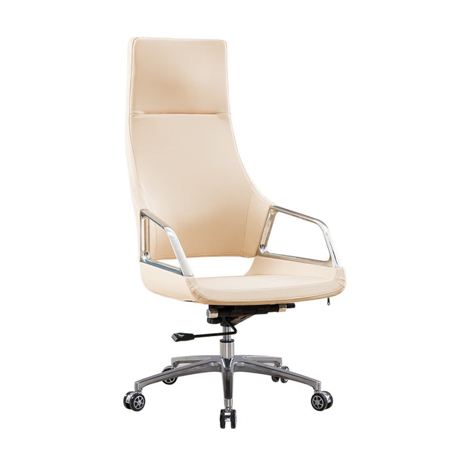 GUDONE办公椅升降旋转按摩椅高背大尺寸旋转舒适办公椅