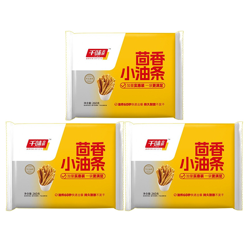 千味央厨茴香小油条蓬松酥脆鲜香入味速食半成品260g*3袋
