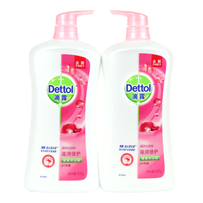 滴露(Dettol) 健康沐浴露滋润倍护935克+935克持久留香家庭装男女学生通用量贩装滋润清爽沐浴乳液