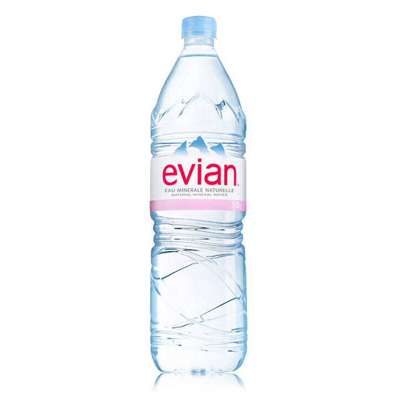 依云（Evian） 天然矿泉水 1.5L*12瓶 1500ml大瓶装