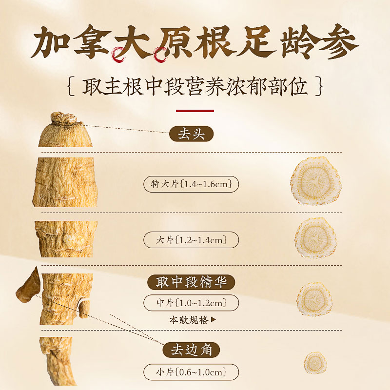 庄民 西洋参西洋参切片5g*30包高清大图