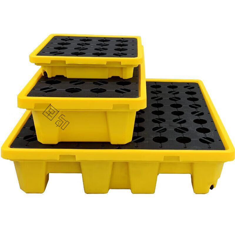 鸣固 塑料防渗漏托盘 桌面B款485*350*90mm高清大图