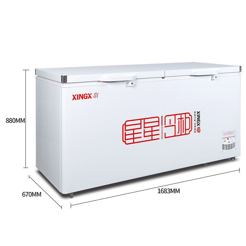 星星(XINGX) BD/BC-528GE 518升冰柜 厨房商用保鲜设备 大容量 冷藏冷冻两用转换柜 超大冷柜
