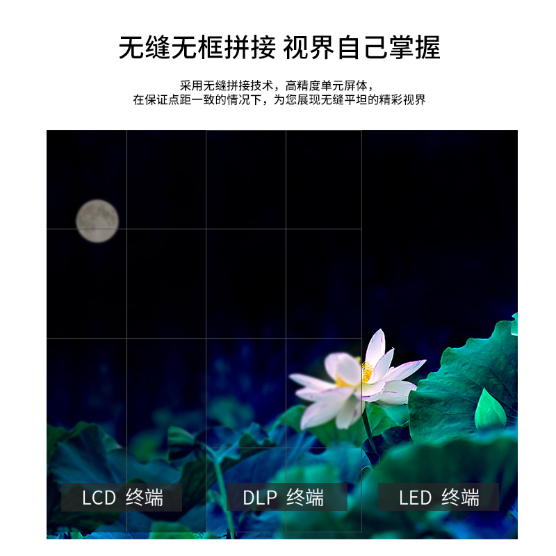 Realboard LED显示屏 P1.8全彩小间距 商业广告屏视频会议培训无缝拼接大屏显示器套装 LFTR18PL