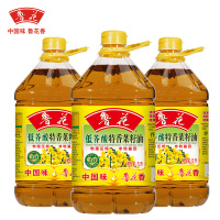 鲁花低芥酸特香菜籽油5L*3食用油家用炒菜植物油