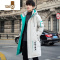 YANXU羽绒服男冬季新款休闲棉衣学生潮牌连帽棉服长款男装外套棉袄