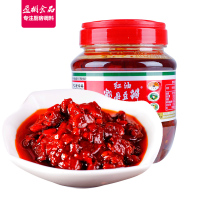 四川特产 正宗鹃城牌 红油郫县豆瓣酱500g/瓶 一级辣椒酱炒菜专用调料 中华老字号