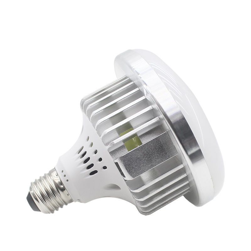 led主播吃播补光摄影棚器材拍照柔光灯泡拍摄摄影遥控双色蘑菇灯30w