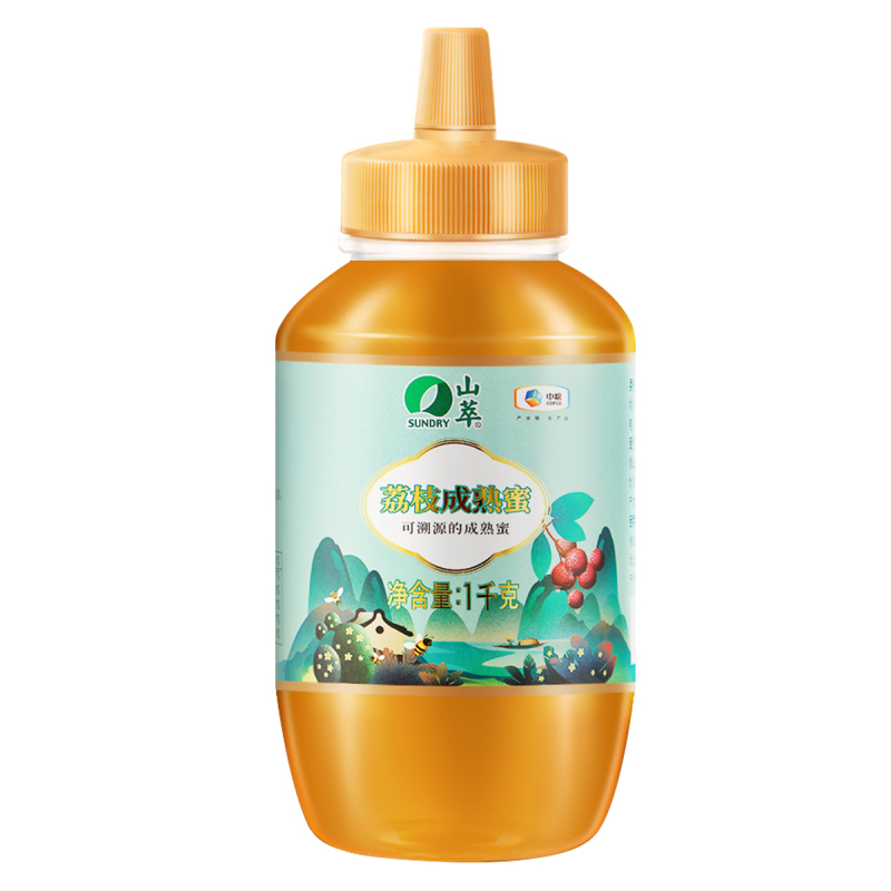 中粮山萃蜂蜜荔枝自然成熟蜜1000g