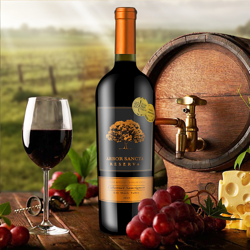 神木 珍藏级赤霞珠干红葡萄酒750ml*6瓶 智利原装原瓶进口红酒