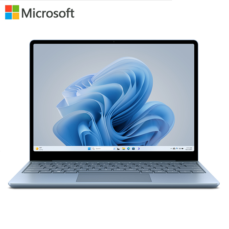 微软surfacelaptopgo3124英寸笔记本电脑冰晶蓝酷睿i58g256g商务办公
