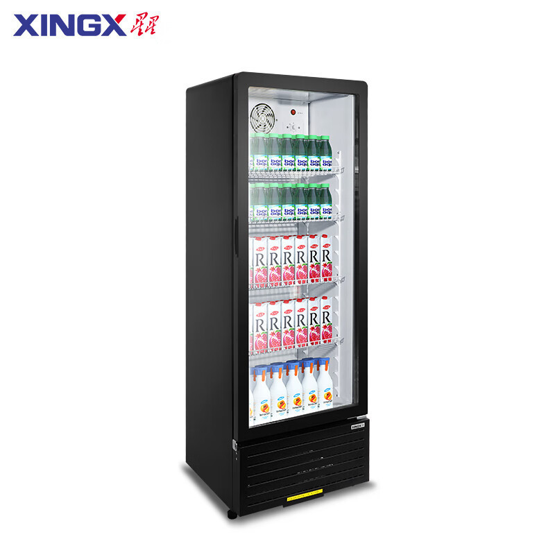 星星(XINGX)LSC-150FYPE展示柜冷藏饮料柜一级能效单门立式冰柜商用保鲜冰箱风直冷超市便利店陈列柜啤酒水果柜
