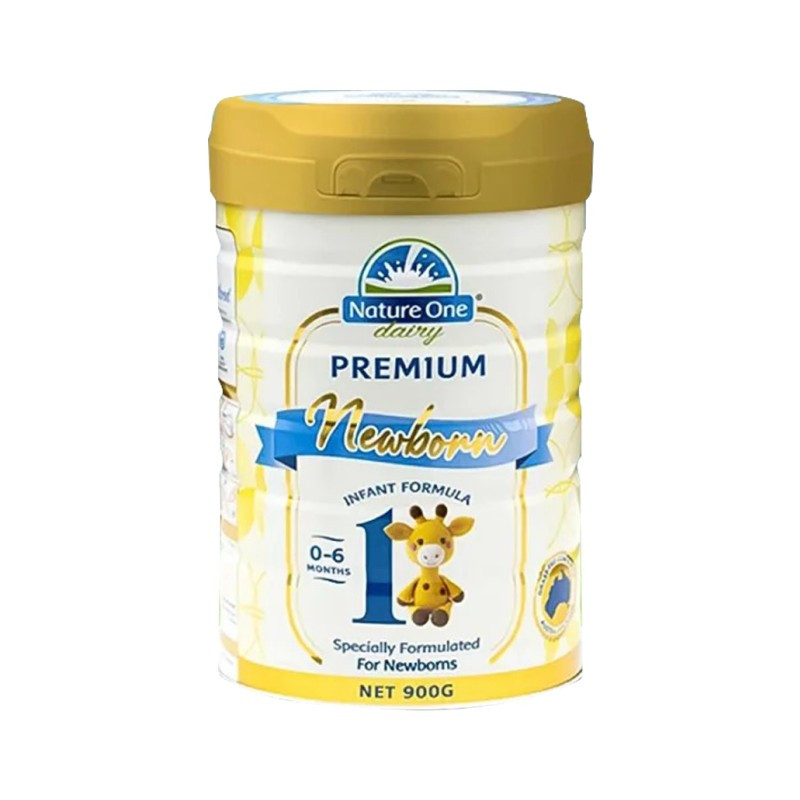 新包装新效期-澳洲进口奥纯冠Nature One Dairy铂金版婴幼儿一段奶粉900g1段适合0-6个月富含乳铁蛋白
