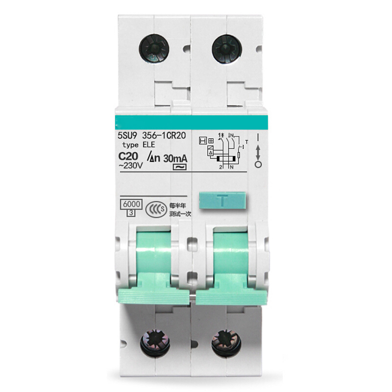 西门子（SIEMENS） 漏电保护器 1P+N 20A 带漏保