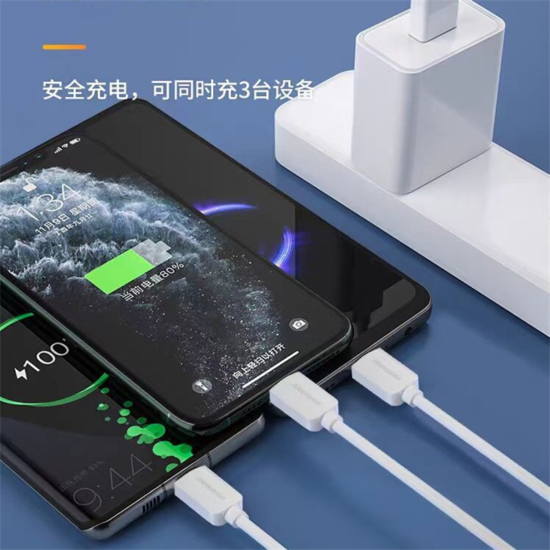 纽曼(Newmine)三合一充电套装LC203套装白色 3套起订高清大图