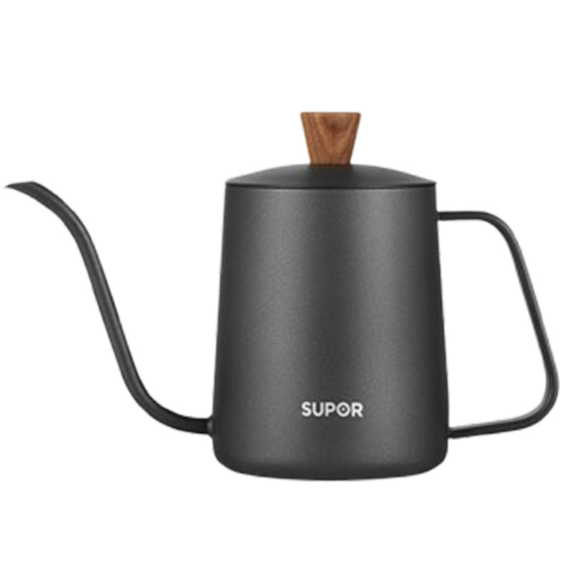 苏泊尔咖啡壶550ml家用挂耳不锈钢长嘴细口壶KGF60BM10
