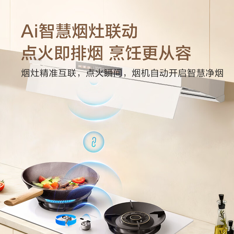 海信[大薄荷E5W灶]双定时5.2KW国标一级家用燃气灶JZT-E5W高清大图