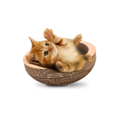 猫森林_玩具_猫抓板猫碗型（含单独外箱）_（猫咪玩具）_猫适用