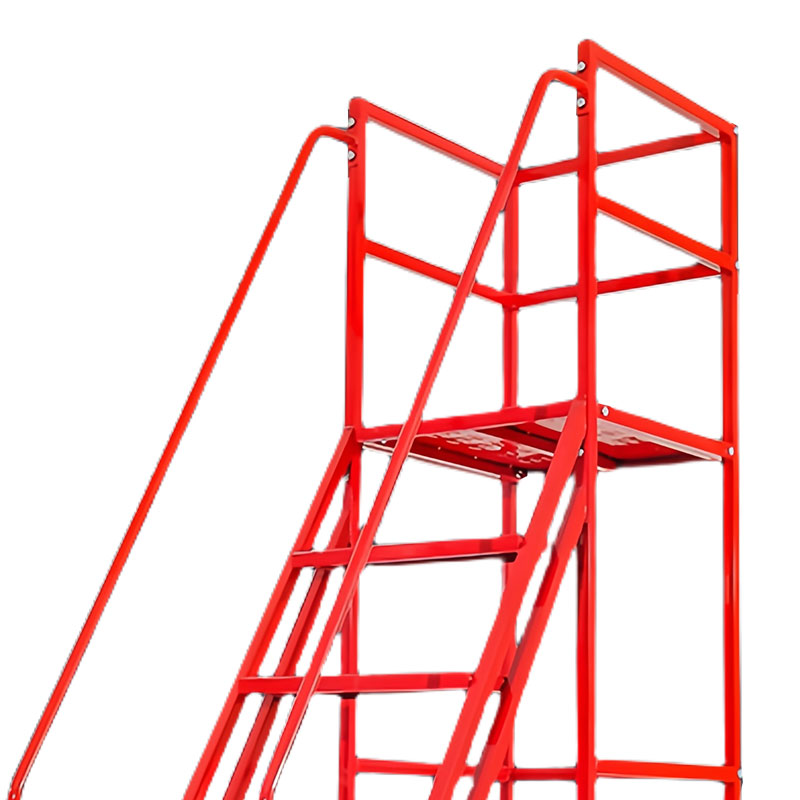 围达 仓库平台梯 平台离地1.5米红色 个高清大图