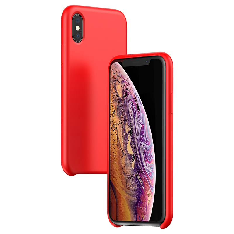 倍思 原生液态硅胶保护套 For iP XS 5.8英寸 WIAPIPH58-ASL09 红色