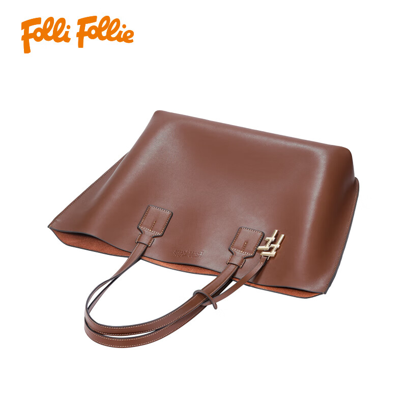 FOLLI FOLLIE 真皮时尚托特包(SB24JLP001)高清大图
