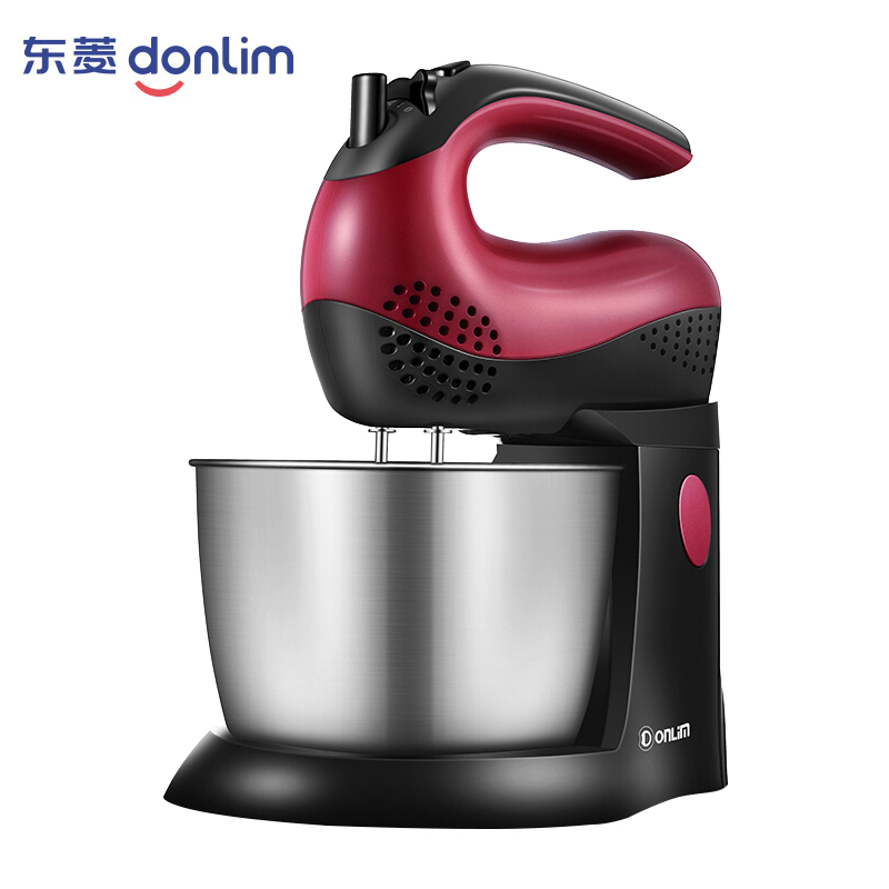 东菱（DonLim）打蛋器 HM-945 家用电动和面机智能手持座式搅拌机带桶打奶油机揉面机